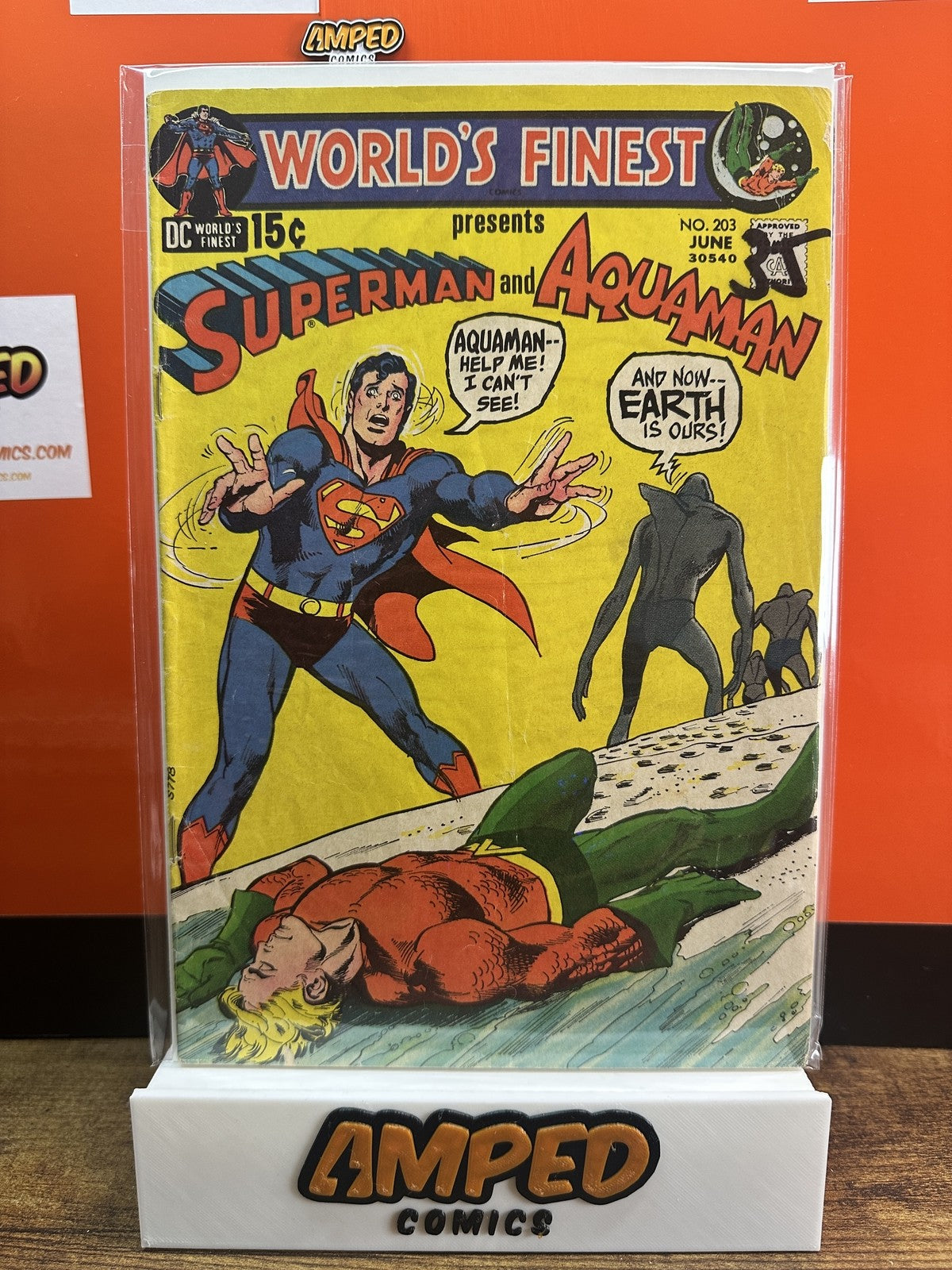 World's Finest Comics #203 DC (1971) Cover art by Neal Adams